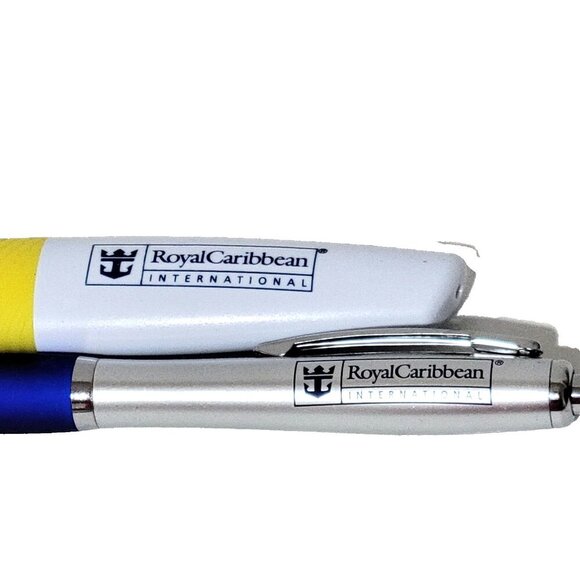 Royal Caribbean Bundle Highlighter & Ball Point Pen Carabiner Clip New Cruise - Picture 2 of 2